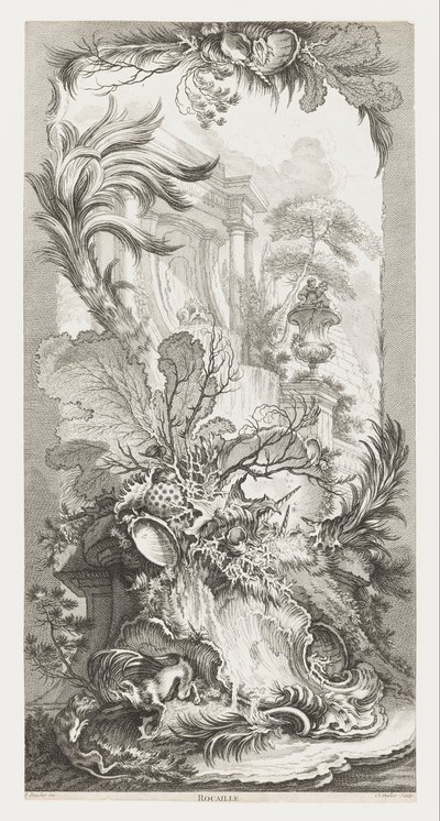 Rocaille, dans Nouveaux Morceaux pour des Paravents - François Boucher